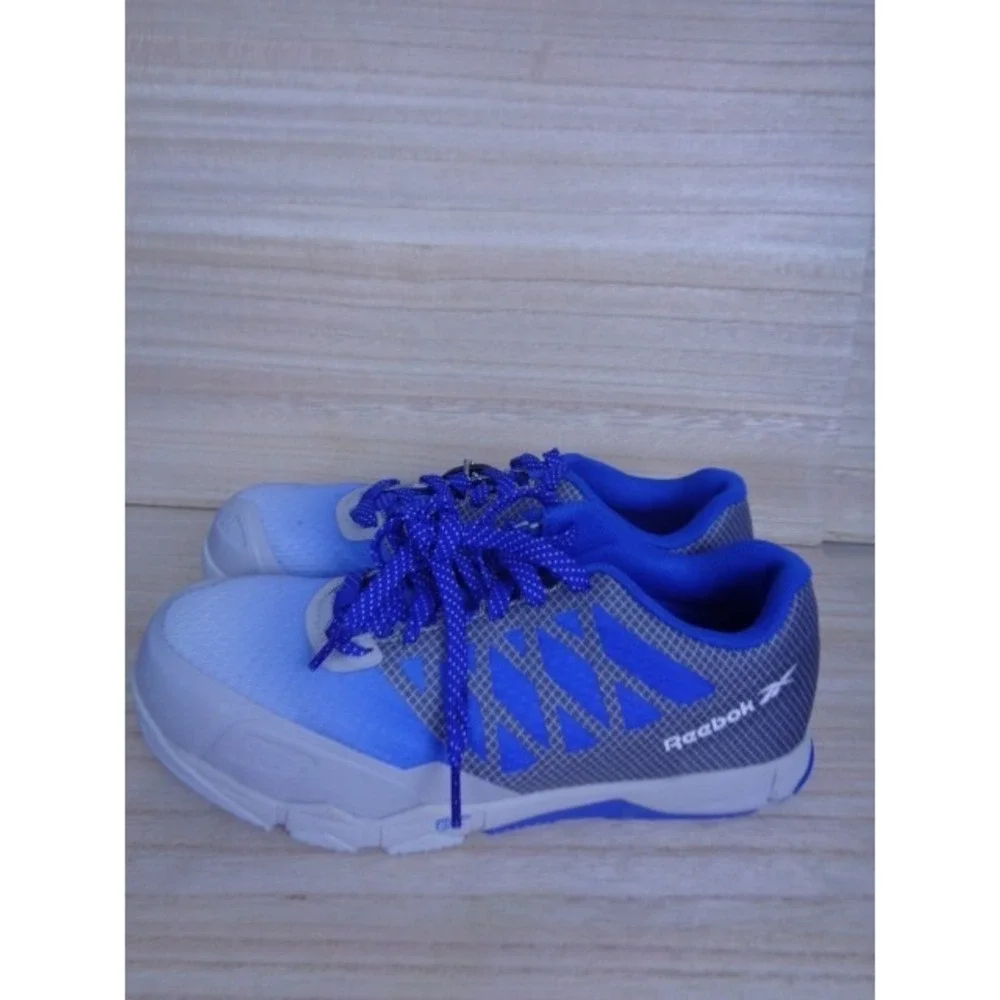 Reebok Work Women's Speed TR RB452 Work Shoe Comp Toe Athletic‎ Grey/Blue Sz 9W
